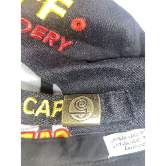 Vintage Hat Catalog Cap GRANT CUSTOM ADVERTISING Strapback Black 60s RARE - Picture 9 of 9